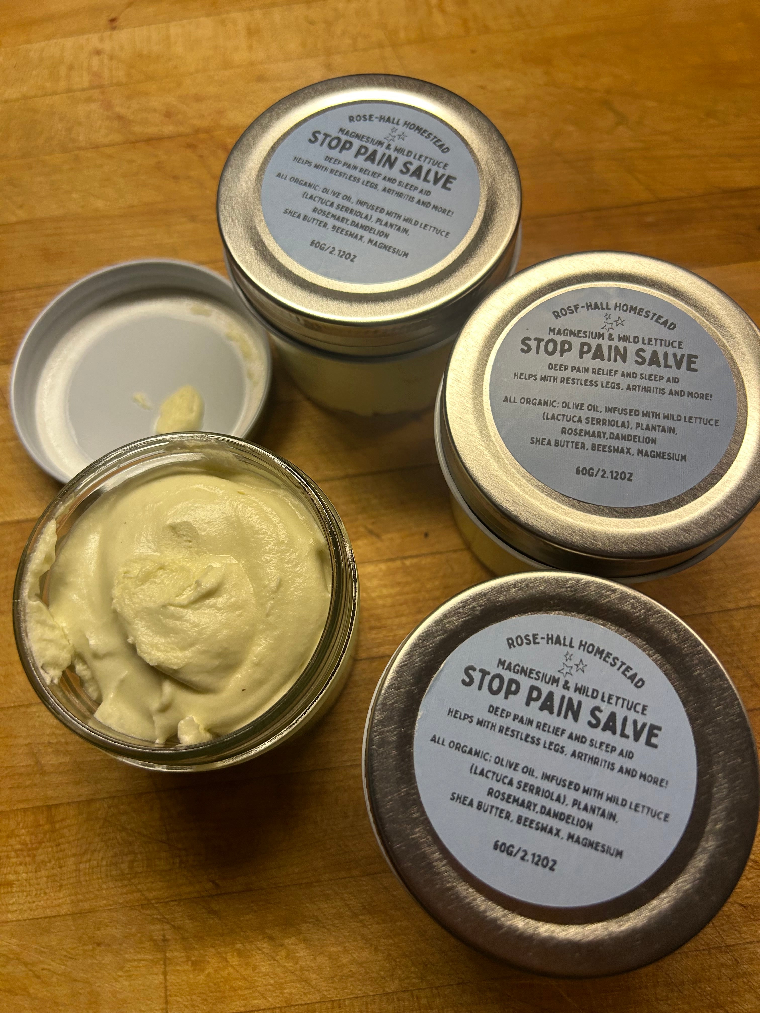 Stop Pain Salve - Olive Oil Edition