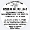 Herbal Pulling Oil - For Gum and Teeth Health - Self Heal
