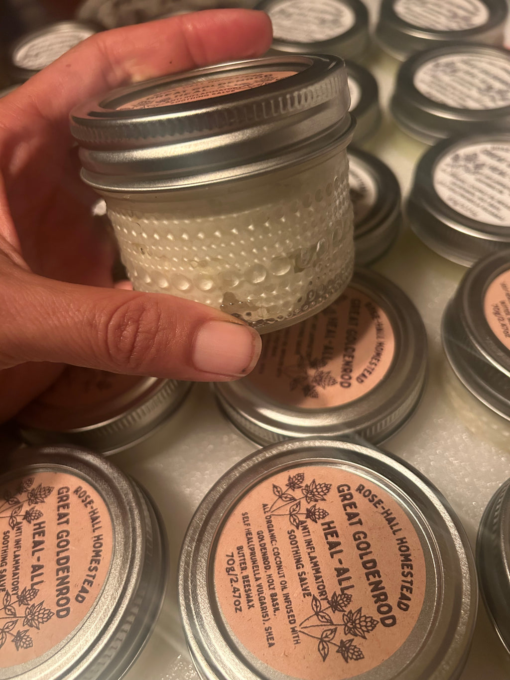 Great Golden Soothing Salve with Goldenrod, Holy Basil, and Self Heal