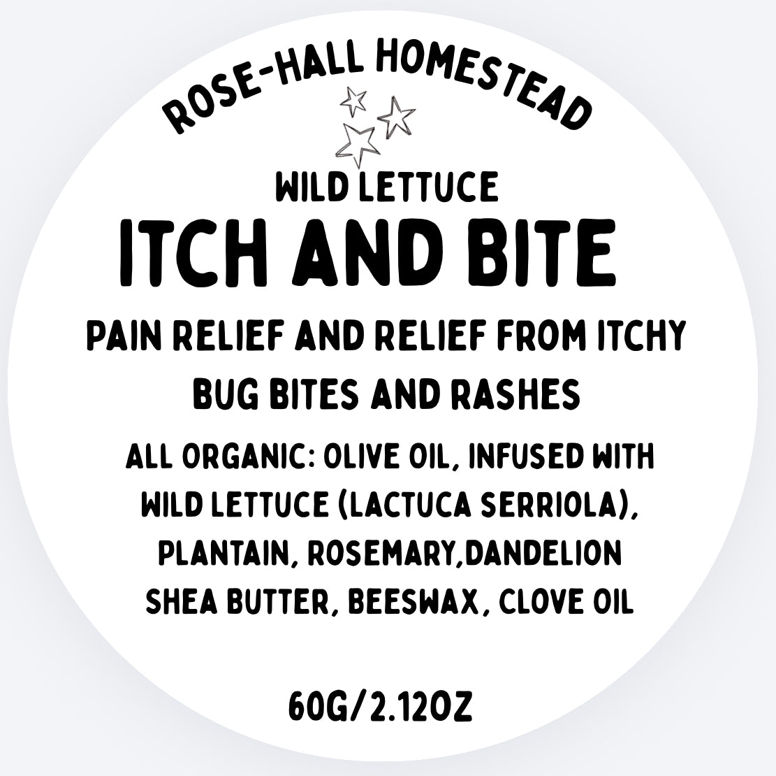 Wild Lettuce - Itch and Bite - Olive Oil Edition