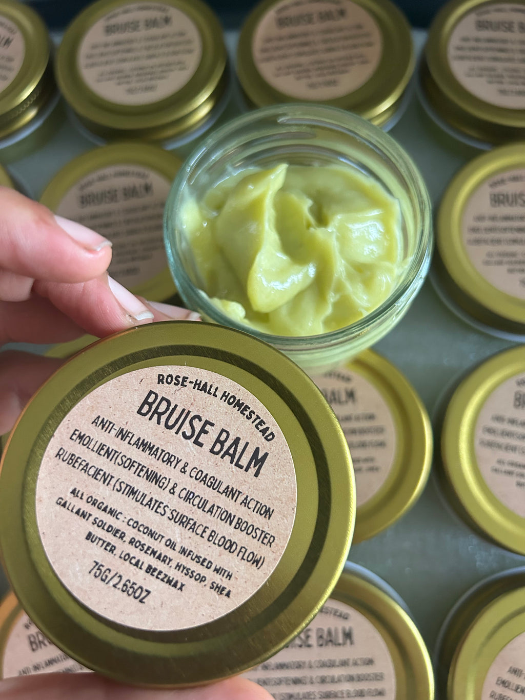 Hyssop Bruise Balm - Rosemary, Gallant Soldier
