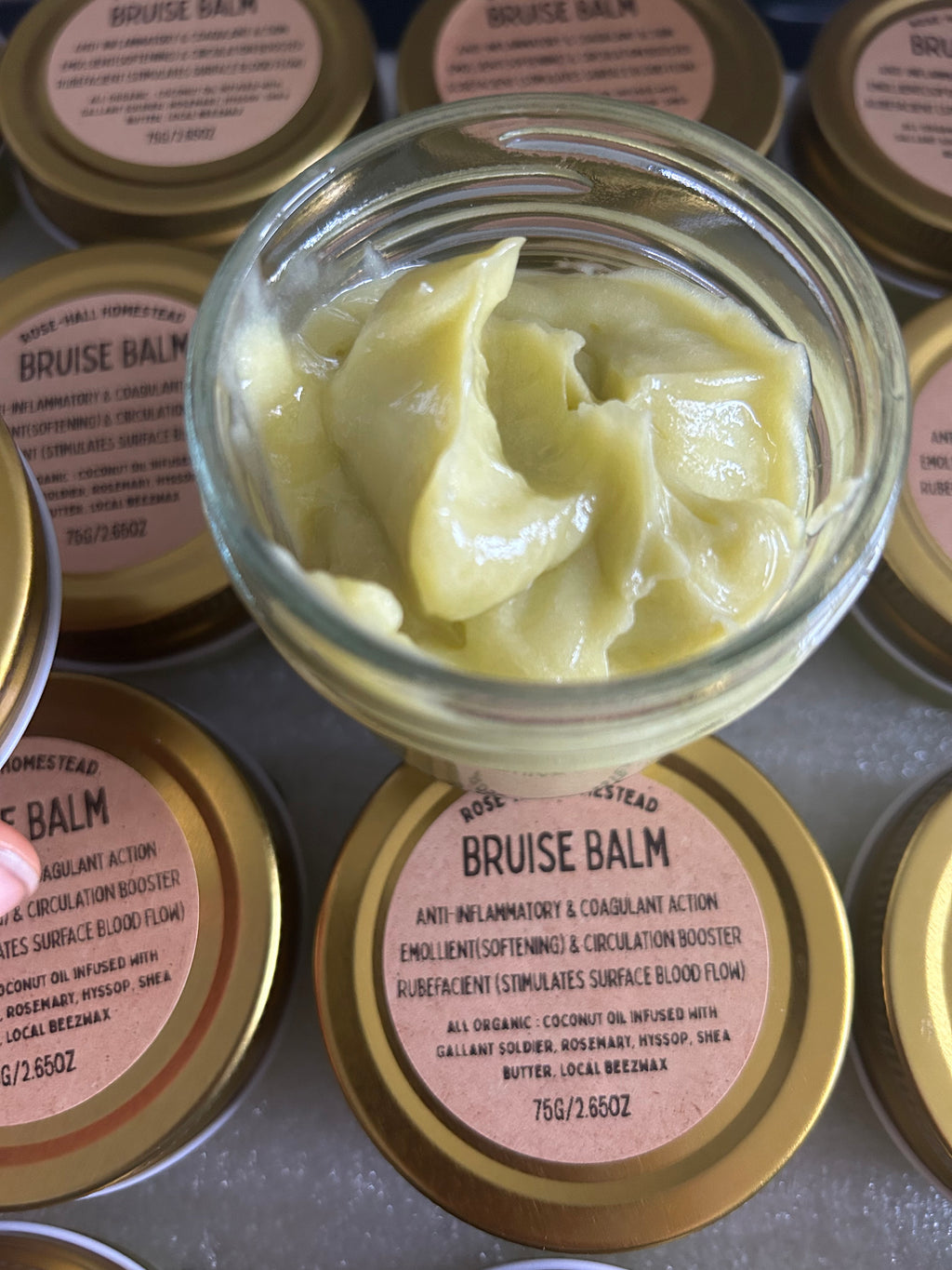 Hyssop Bruise Balm - Rosemary, Gallant Soldier