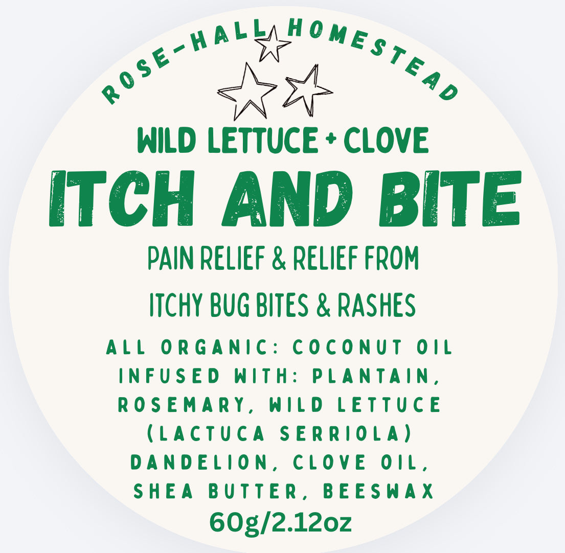 Itch and Bite - Wild Lettuce & Clove Salve