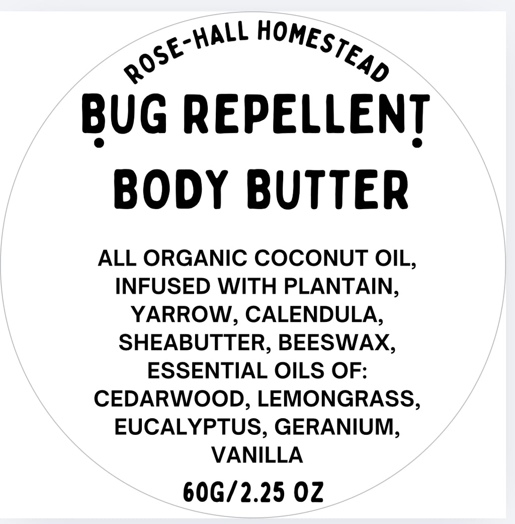 Bug repellent body butter