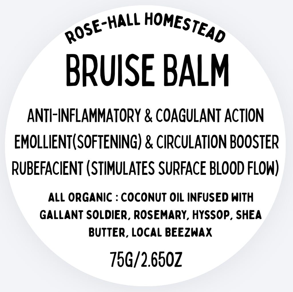 Hyssop Bruise Balm - Rosemary, Gallant Soldier