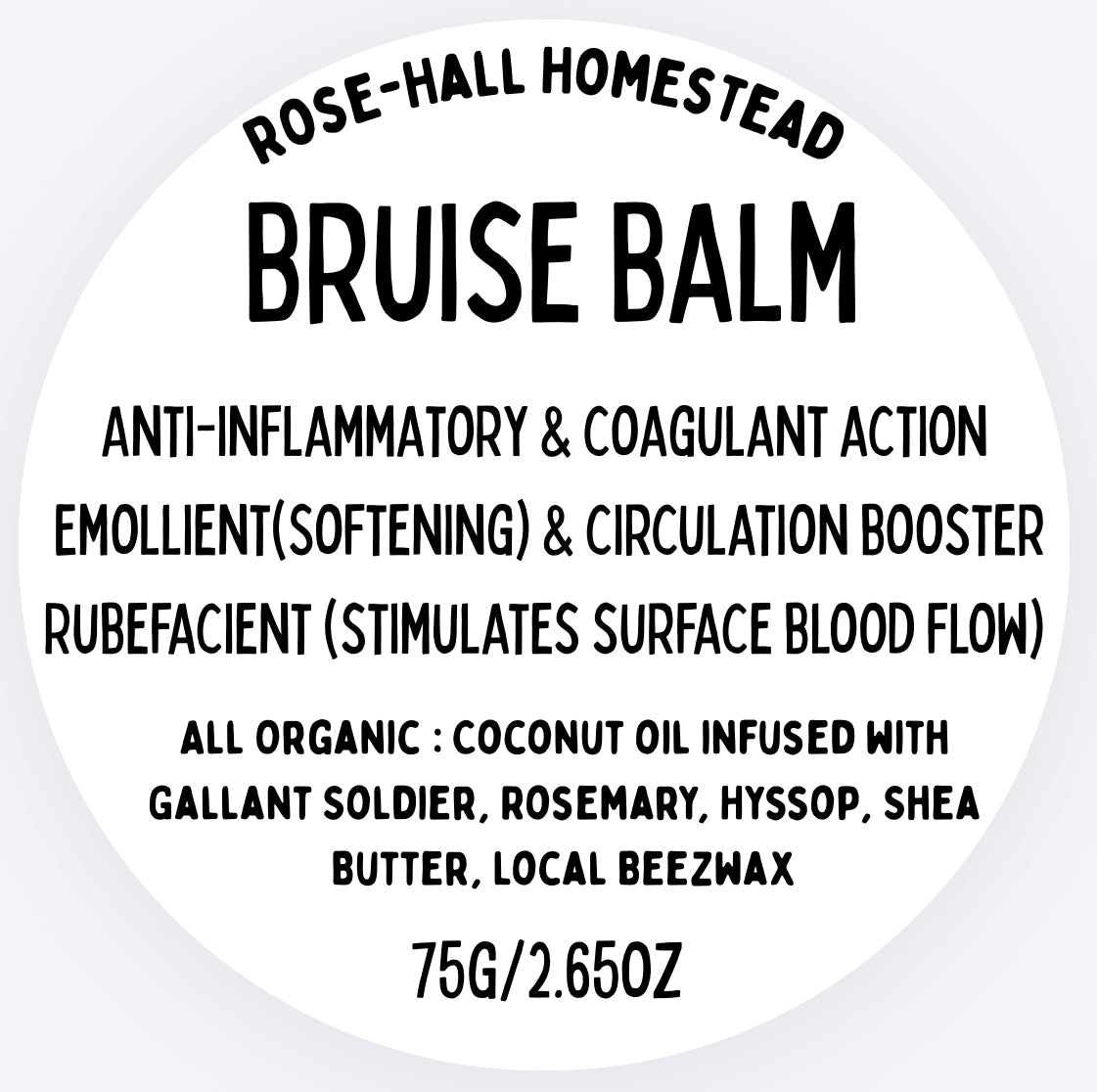 Hyssop Bruise Balm - Rosemary, Gallant Soldier