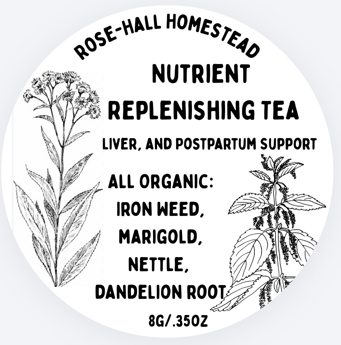 Nutrient Replenishing Tea -  Liver, and Postpartum Support