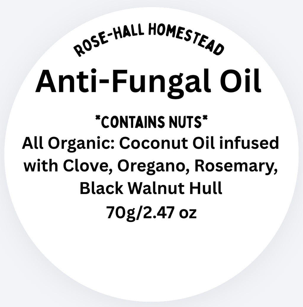 Anti-Fungal Oil - Walnut Hull, Oregano, Clove