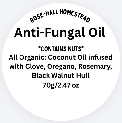 Anti-Fungal Oil - Walnut Hull, Oregano, Clove