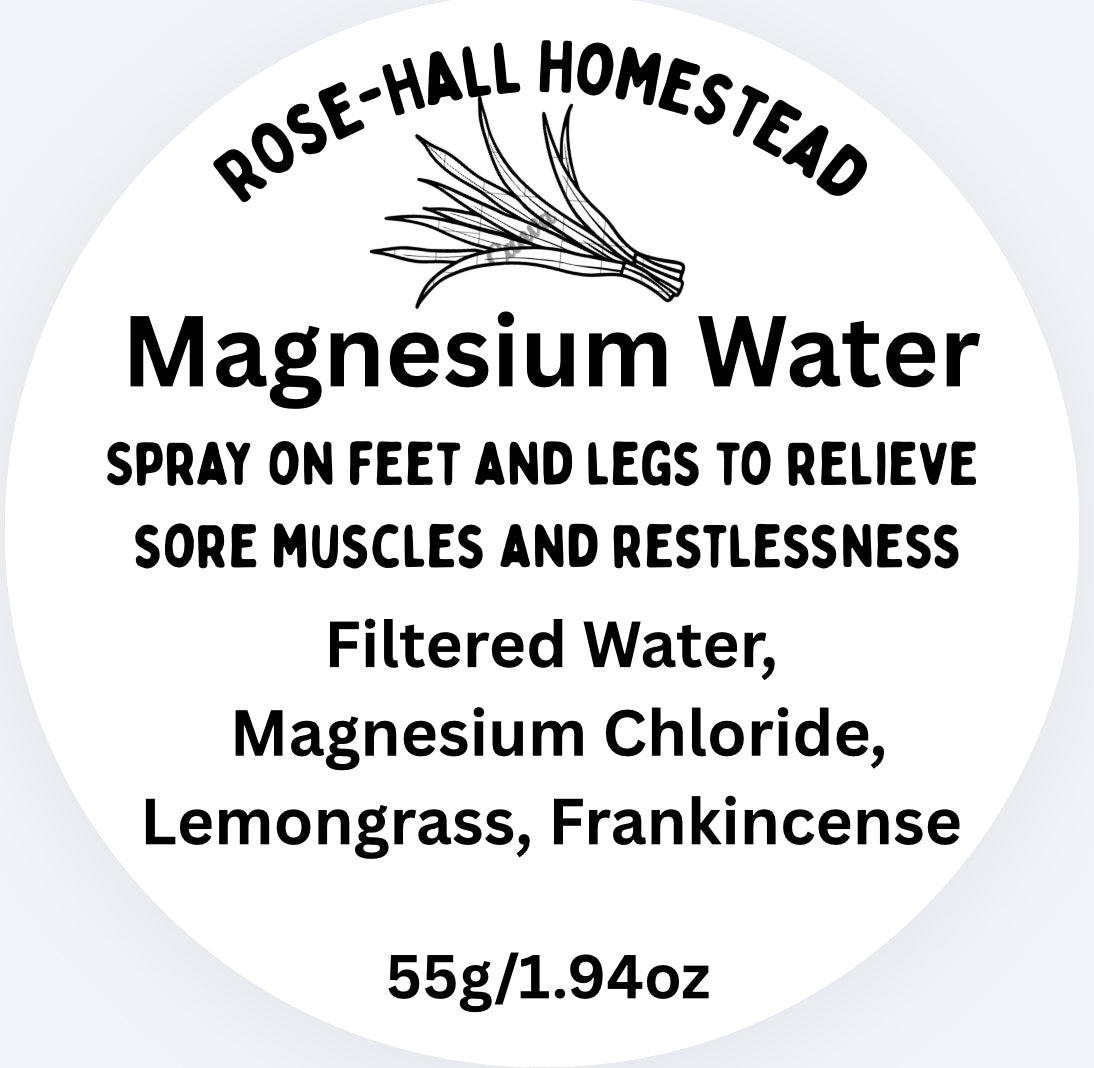 Magnesium Water Spray - Lemongrass