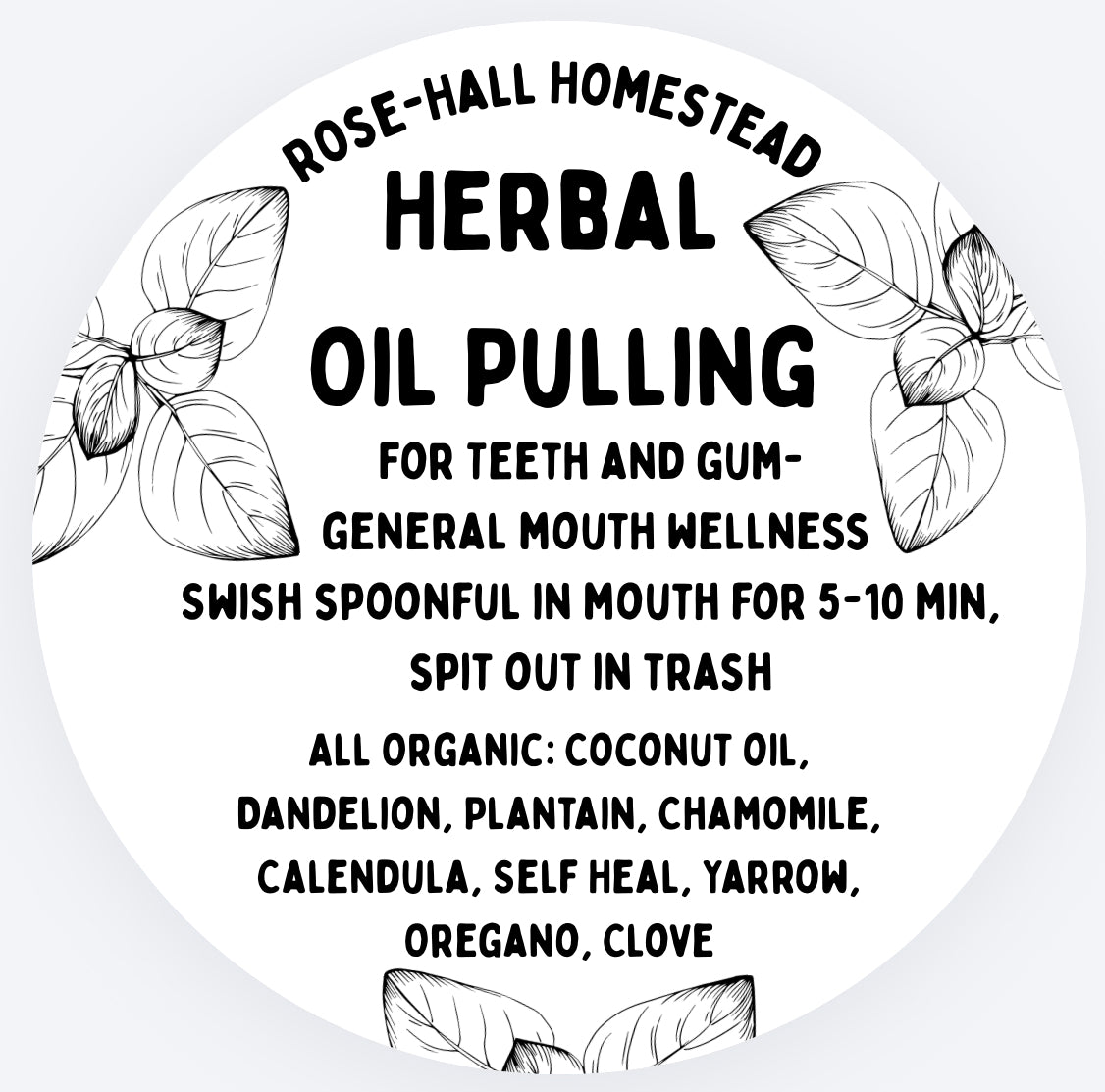 Herbal Oil Pulling